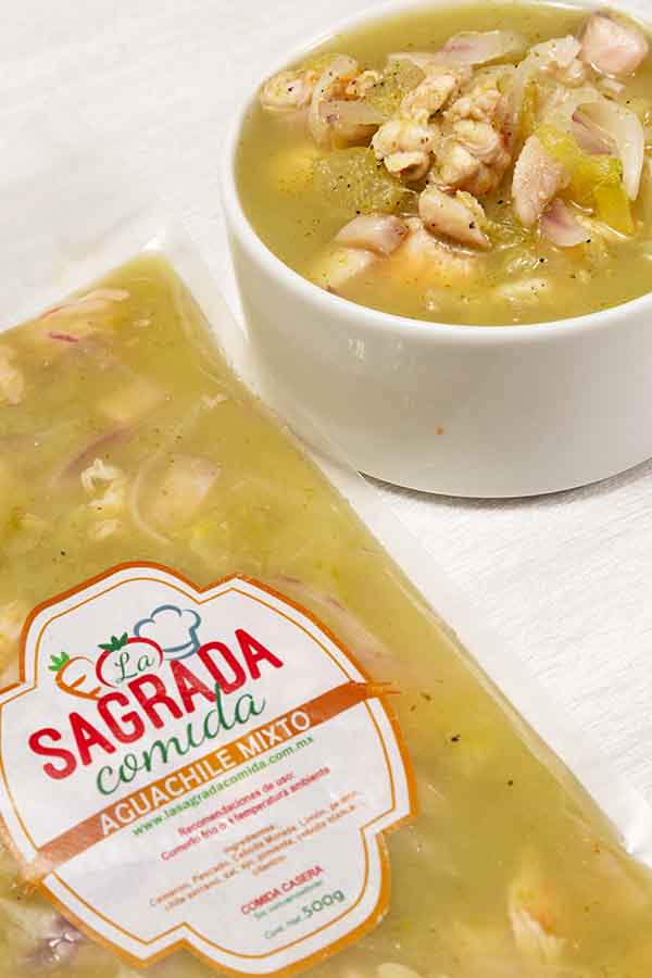 AGUACHILE MIXTO (CAMARON Y PESCADO) – La Sagrada Comida